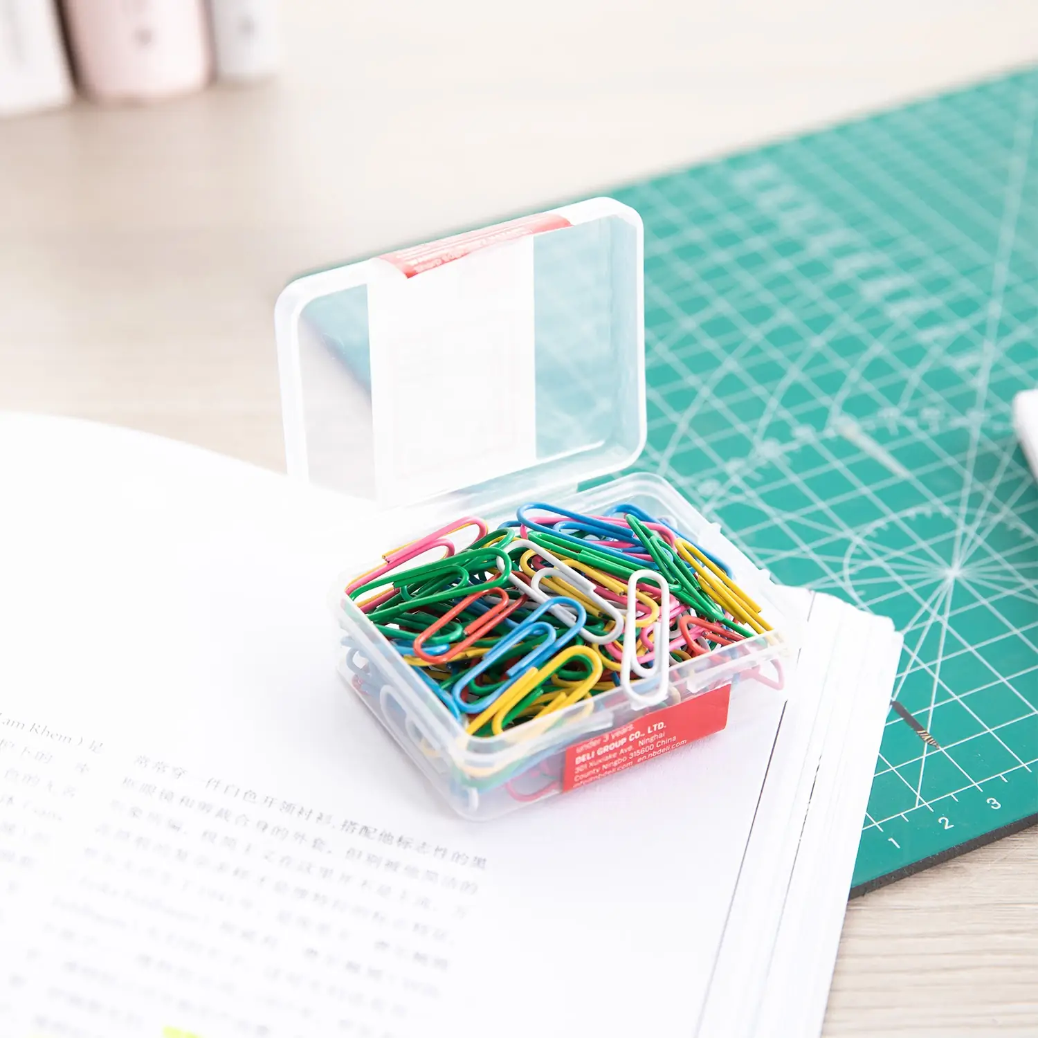 Clips Essential 29 mm 100pcs # 3 Box Colores Surtidos - Imagen 4