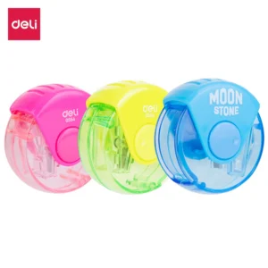 Sacapuntas MOON STONE con recipiente - Blister x 1
