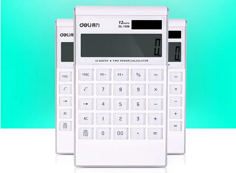 Calculadora 12 Digitos BLANCA