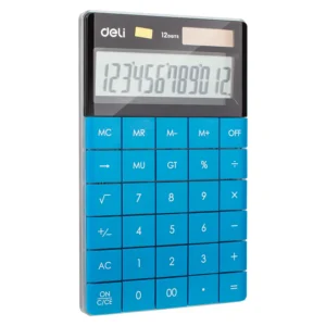 Calculadora Touch 12 Digitos Azul