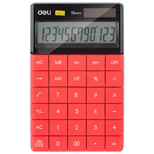 Calculadora Touch 12 Digitos Roja