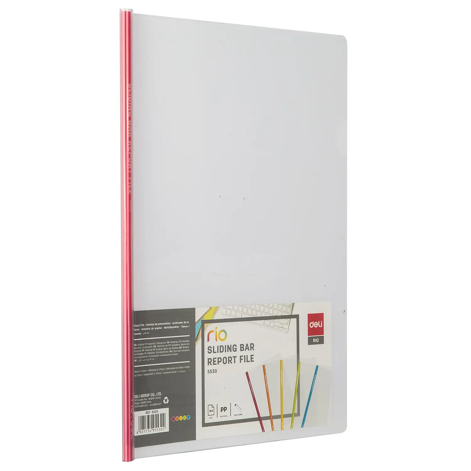 Carpeta de presentacion A4 Start Slide Bar PP cristal - 5uds - Imagen 5