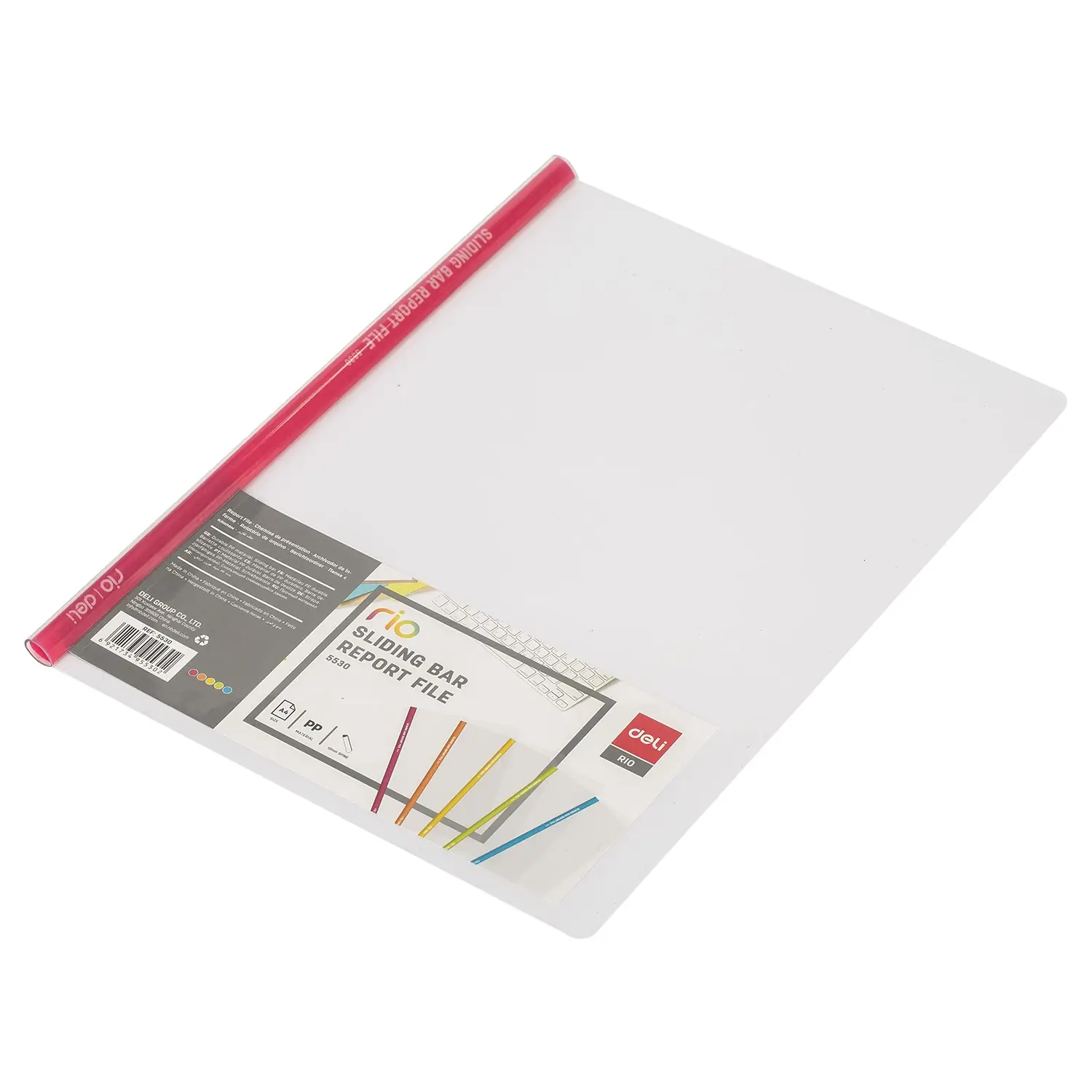 Carpeta de presentacion A4 Start Slide Bar PP cristal - 5uds - Imagen 4
