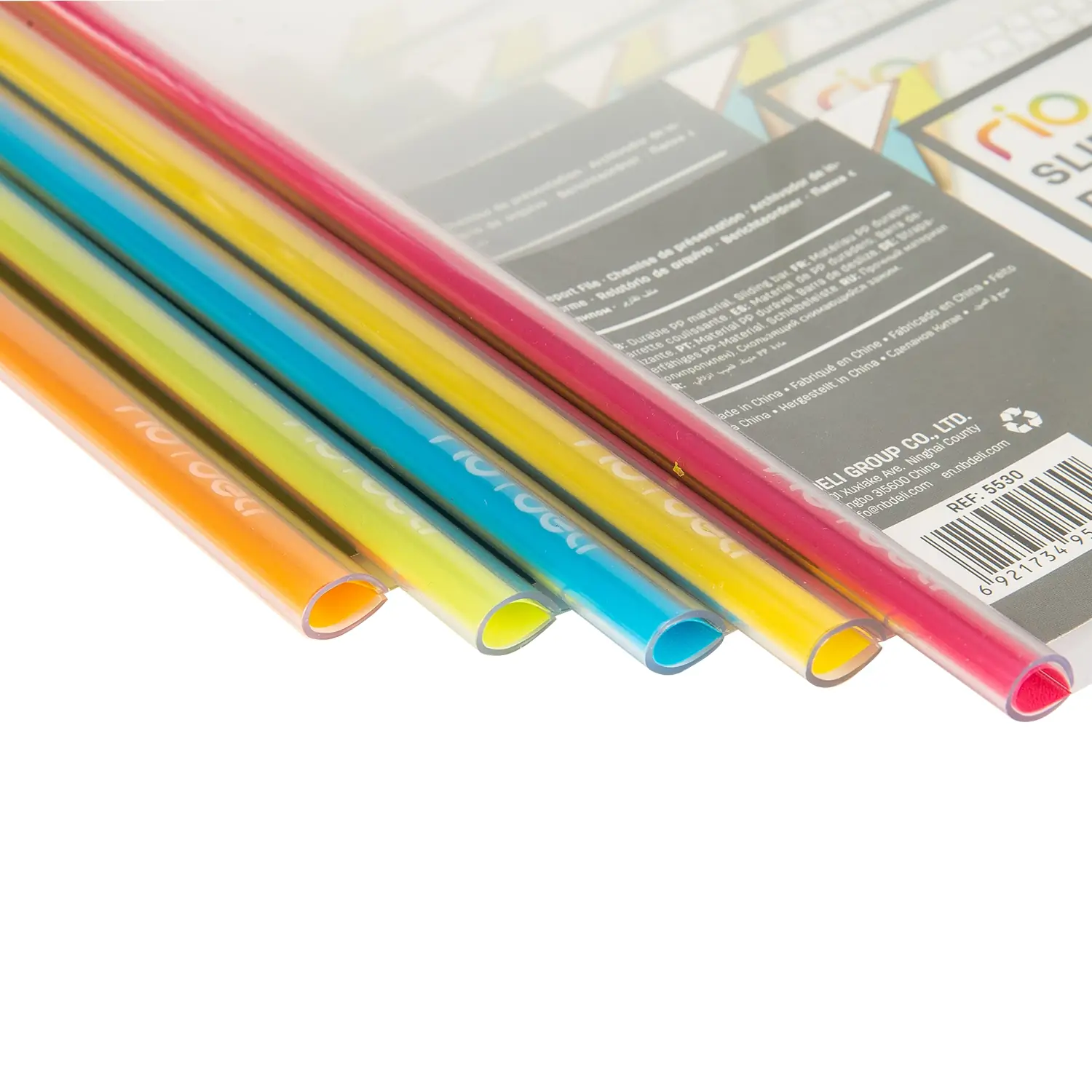 Carpeta de presentacion A4 Start Slide Bar PP cristal - 5uds - Imagen 2