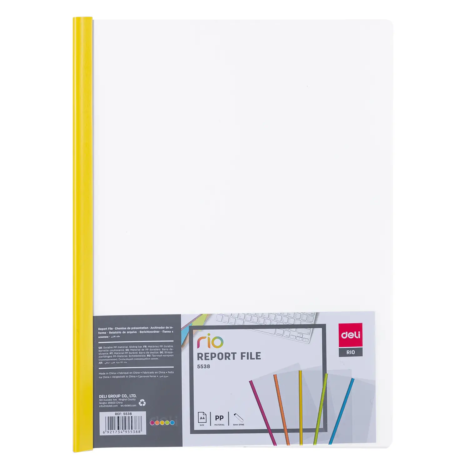 Carpeta de presentacion RIO A4 - Colores surtidos - Imagen 2