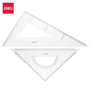 Set de Escuadras Essential con Semicirculo  38 cm