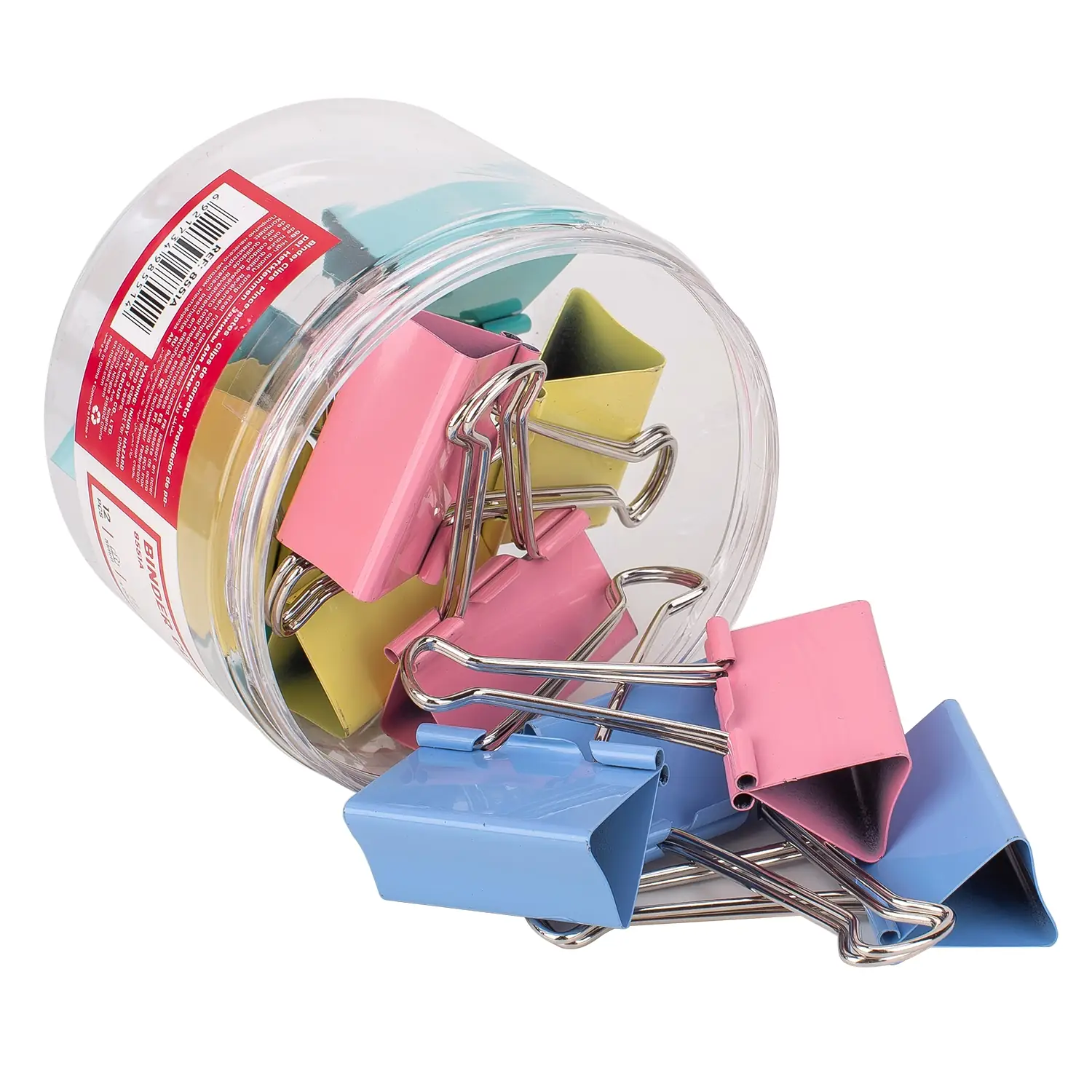 Clip Doble Pastel 51mm - Imagen 3