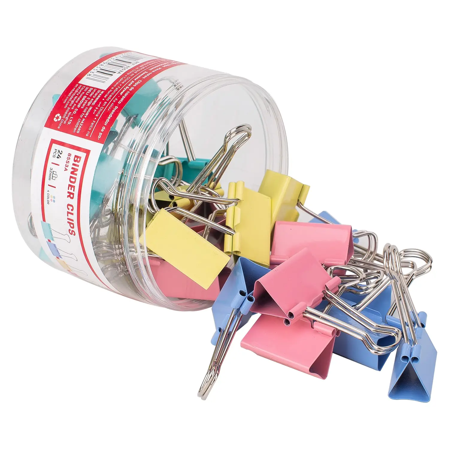 Clip Doble Pastel 32mm - Imagen 3