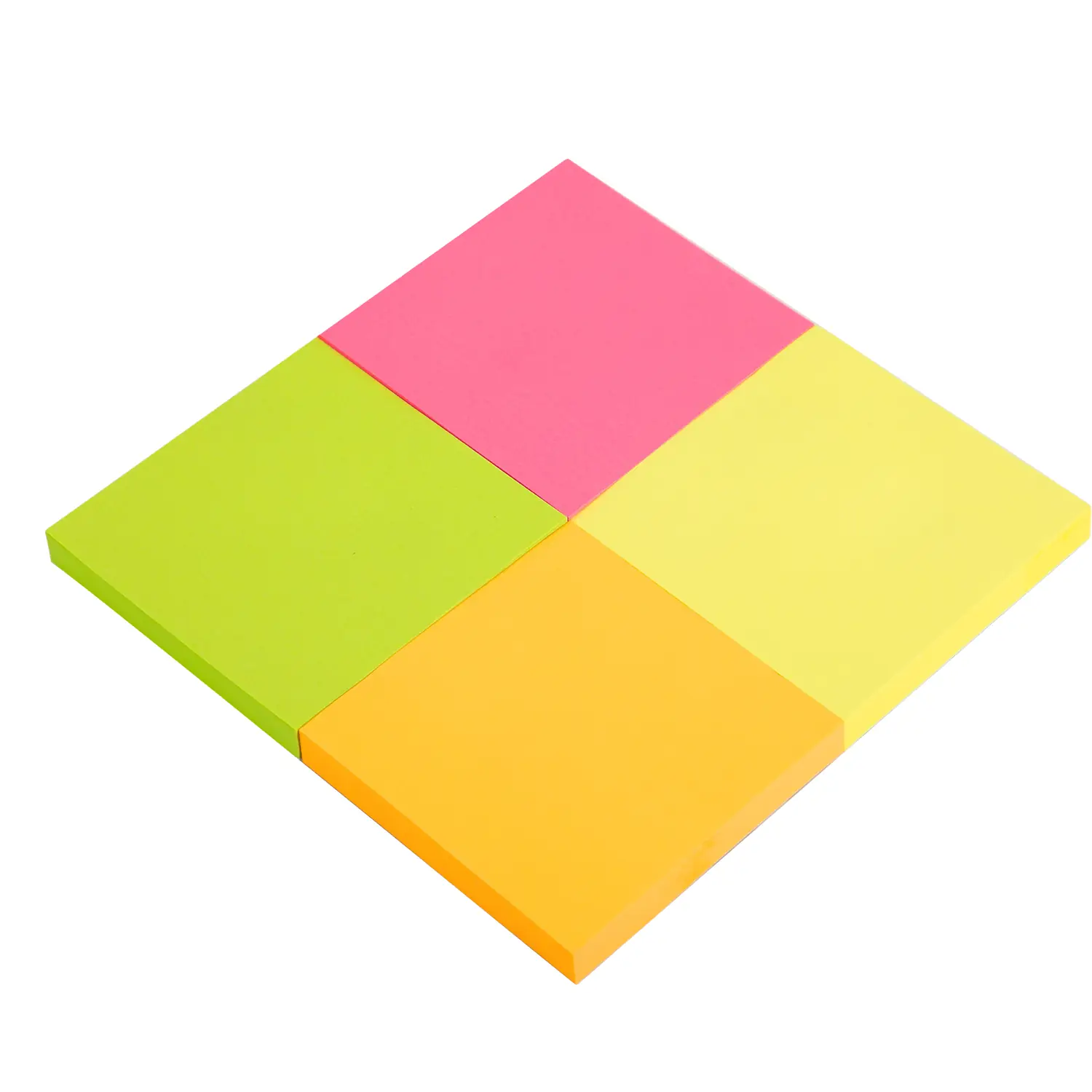 Notas Adhesivas Neon 76x76 Taco 4 x 100 Hojas - Imagen 2