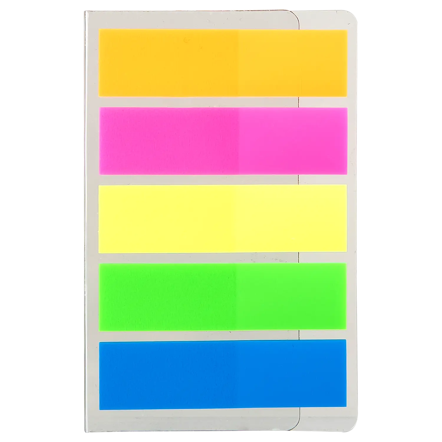 Banderitas autoadhesivas tiras de papel 44 x 12 mm - 5 colores - Imagen 2