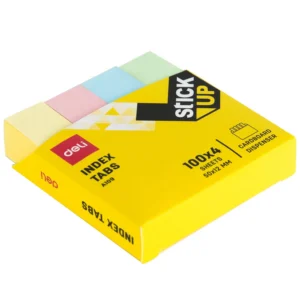 Banderitas autoadhesivas tiras de papel 50 x 12 mm - 4 colores