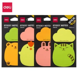 Notas adhesivas Animales + Nube 76x76mm