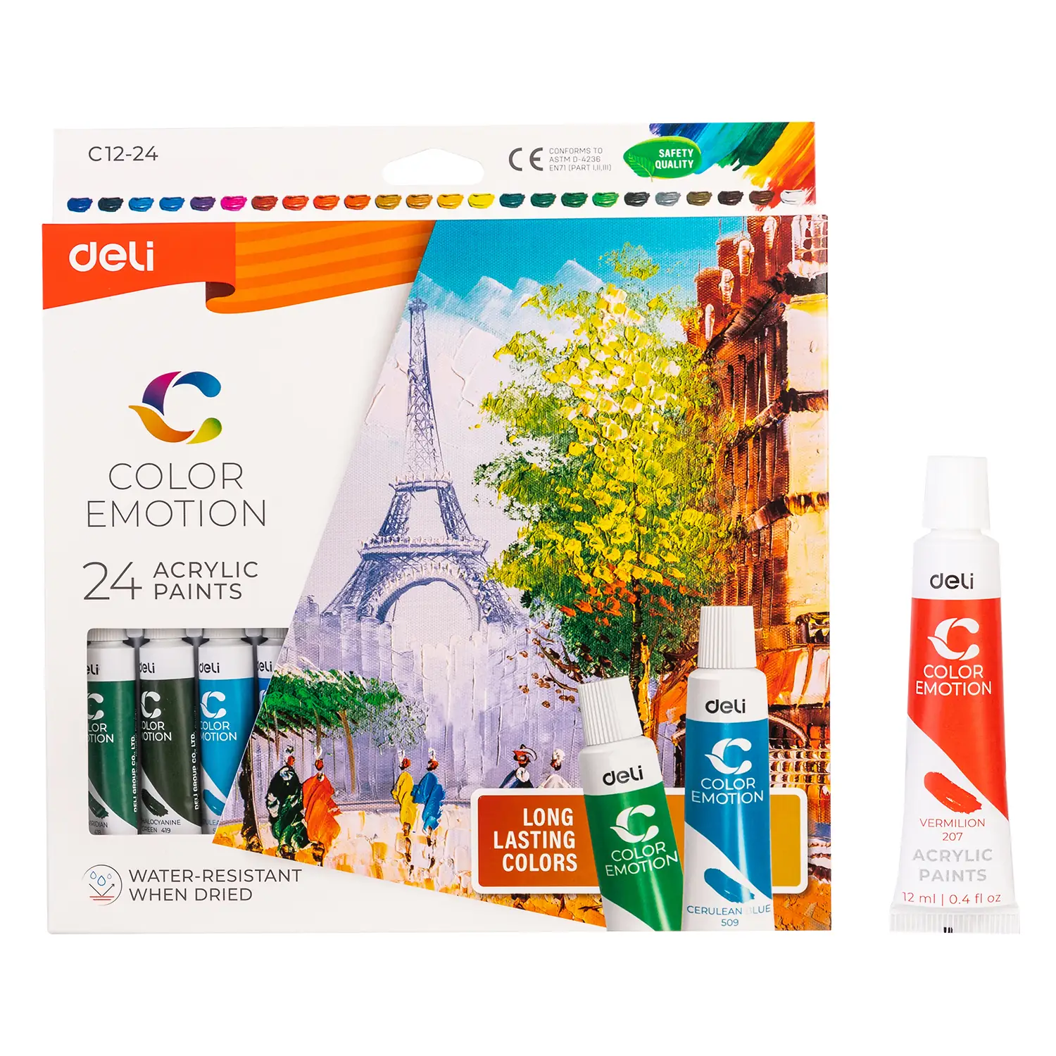 Set pintura Color Emotion ACRYLIC x 24 - 12ml