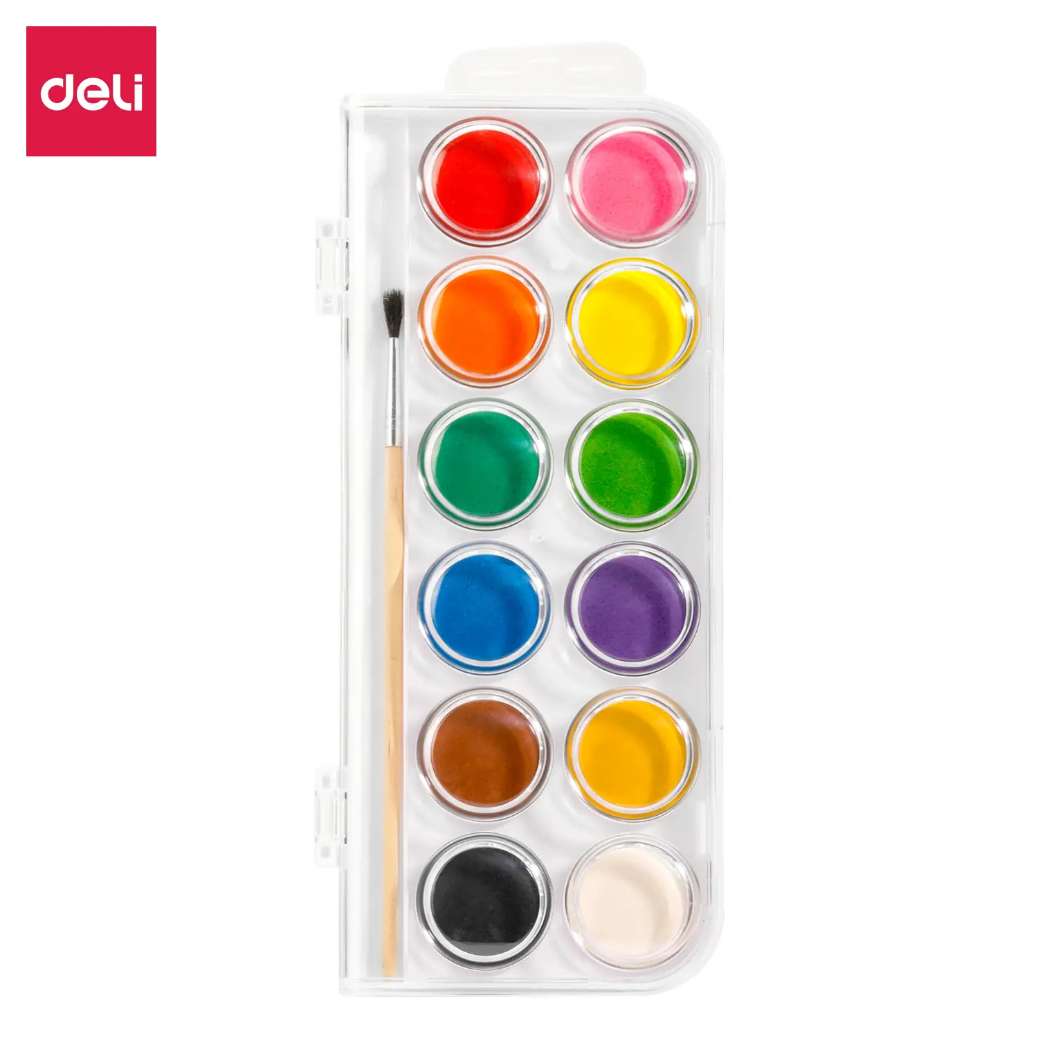 Set de Acuarelas Color Emotion x 12 colores estuche chico con pincel incluído - Imagen 2