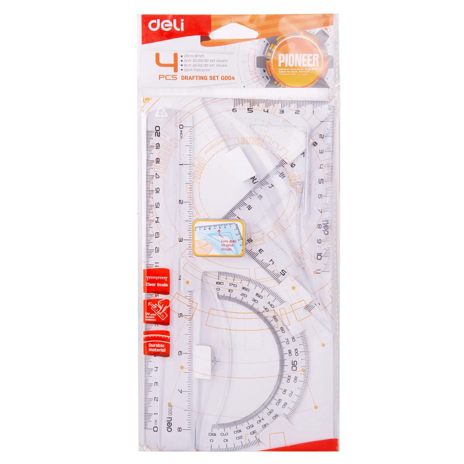 Set de Geometria 4pcs Pioneer - Imagen 2