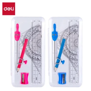 Set de geometría con compas Orbit 7 piezas