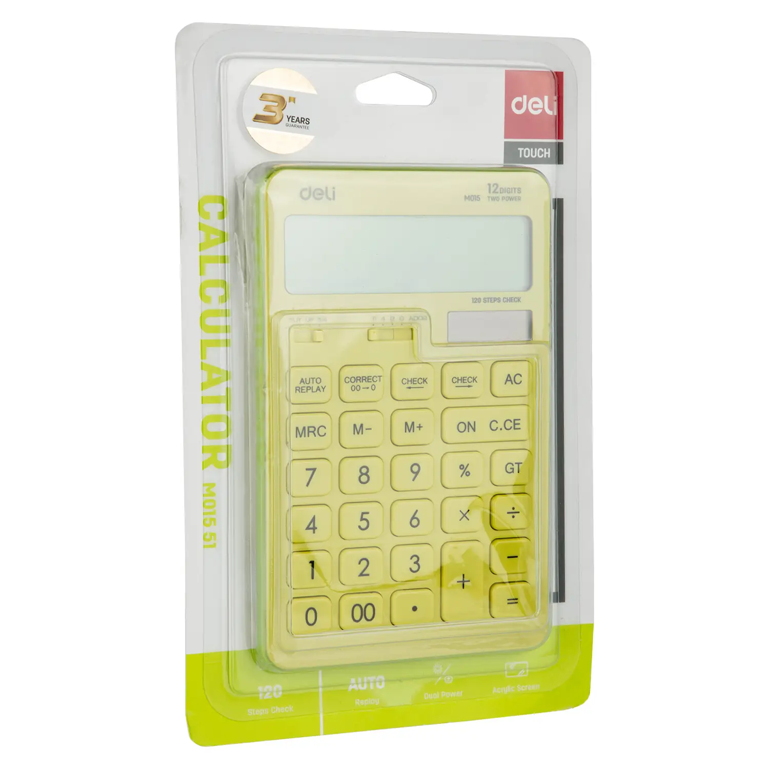 Calculadora New Touch 12 digitos Verde - Imagen 2