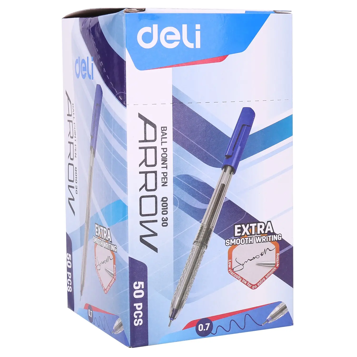 Boligrafo Arrow 0.7 mm Azul Caja x50 - Imagen 2