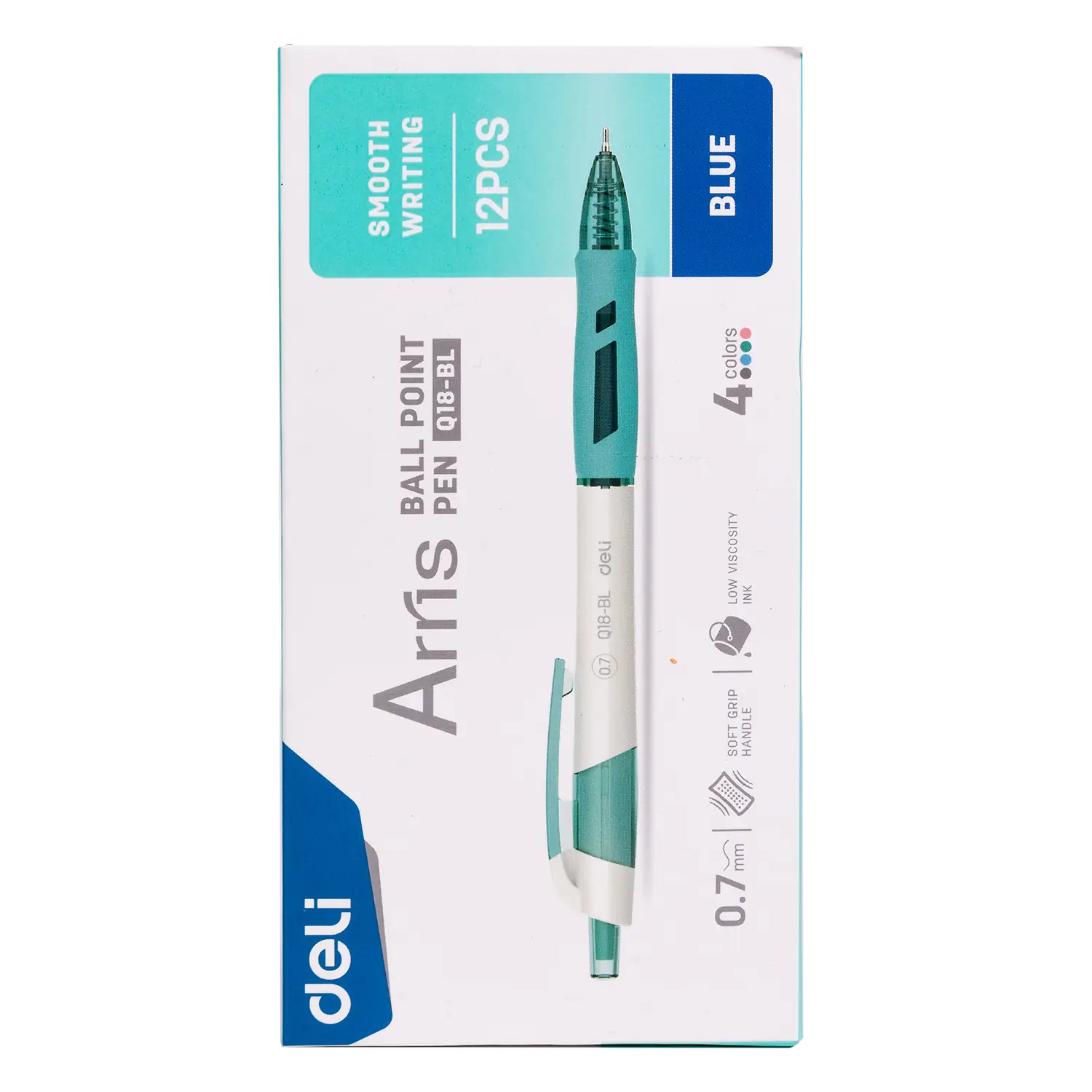 Boligrafo Retractil 0,7mm Tinta Azul - Imagen 2