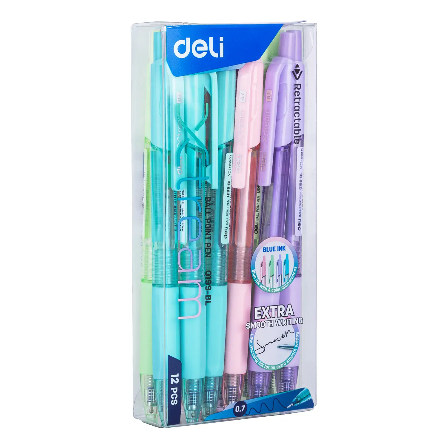 Boligrafo X-tream Retractil 0,7mm Tinta Azul - Imagen 3