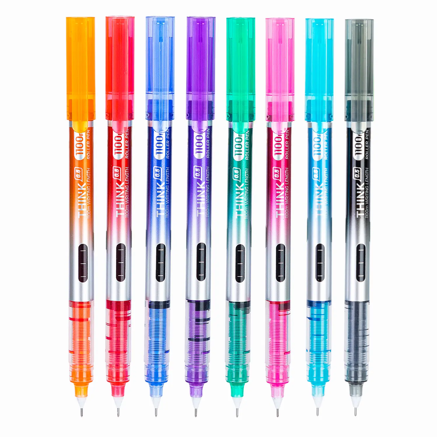 Bolígrafo Roller THINK 0,5mm Estuche 8 colores - Imagen 2