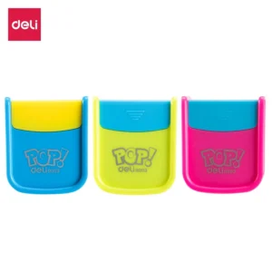 Sacapuntas POP con recipiente doble filo