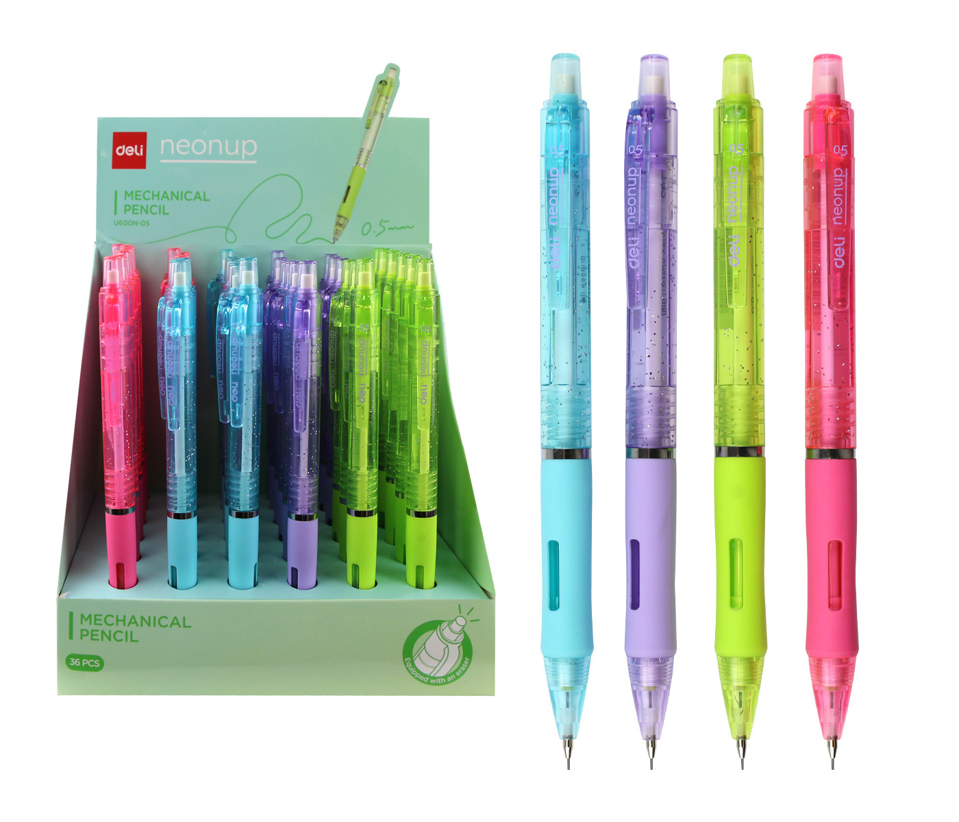 Lápiz Mecánico NeónUp Mina 0.7 mm